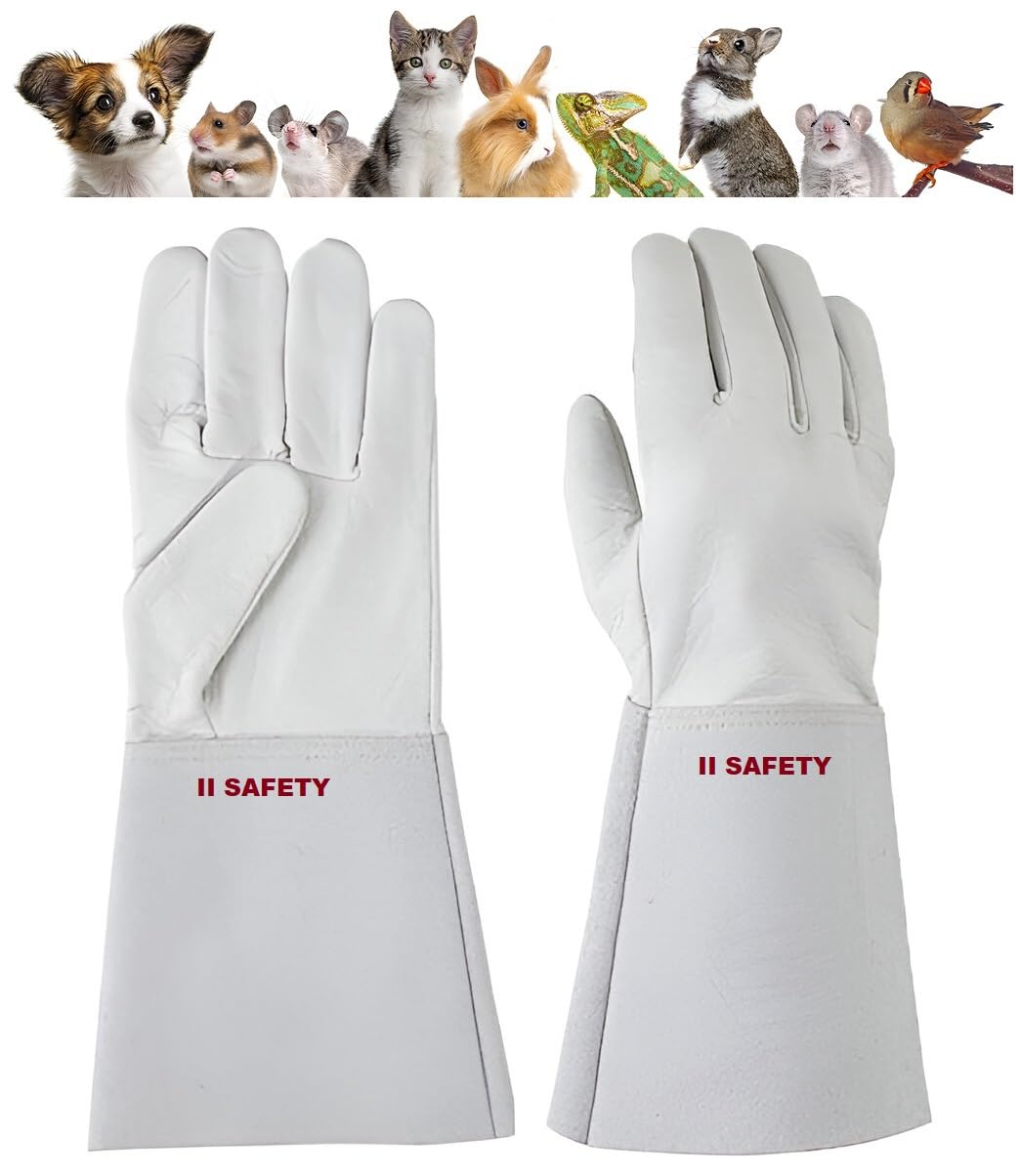II SAFETY Animal Handling Gloves | Cat Handling Gloves | Bird Handling Gloves | Parrot Handling Gloves | Puppy Training Gloves | Pet Handling Gloves- for basic protection and Animal handling only (B0D6YTDR8D) Amazon Price History, Amazon Price Tracker