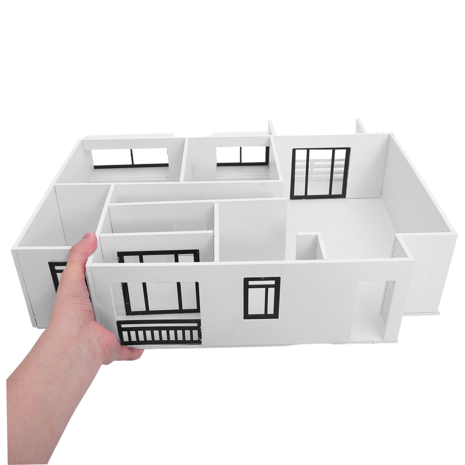 Tofficu Kit Modellismo Architettonico 1:25 per Progetto Appartamento Foglio Espanso Pvc e Acrilico, Visualizzazione Interni Intuitiva per Appassionati di Design Casa