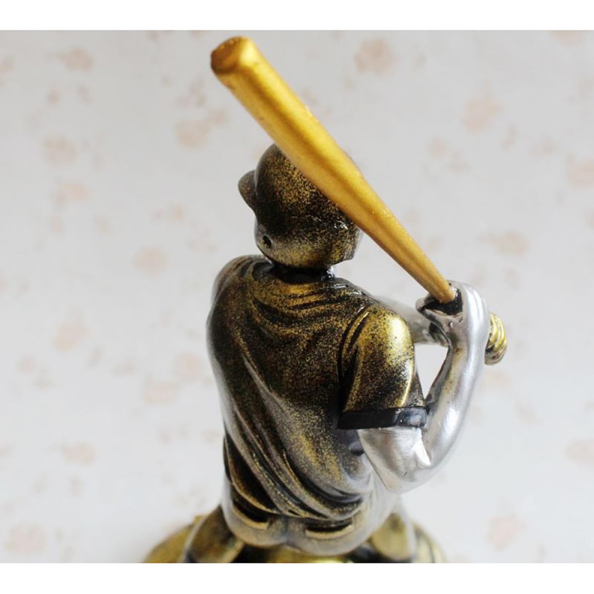 Veemoon Adorno de Resina de Jugador de Béisbol Creativo para Dormitorio
