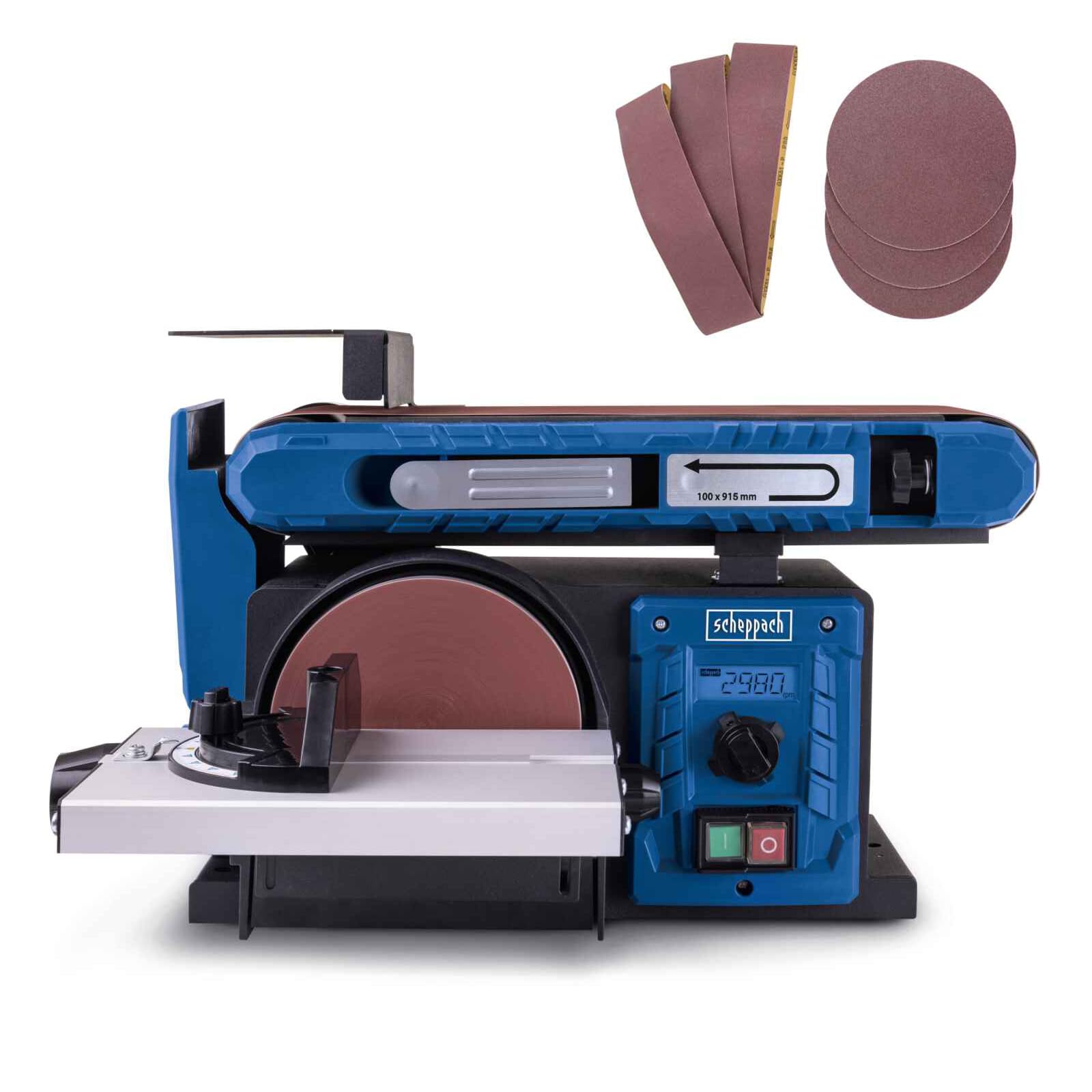 Scheppach Ponceuse à bande et à disque BTS900Vario