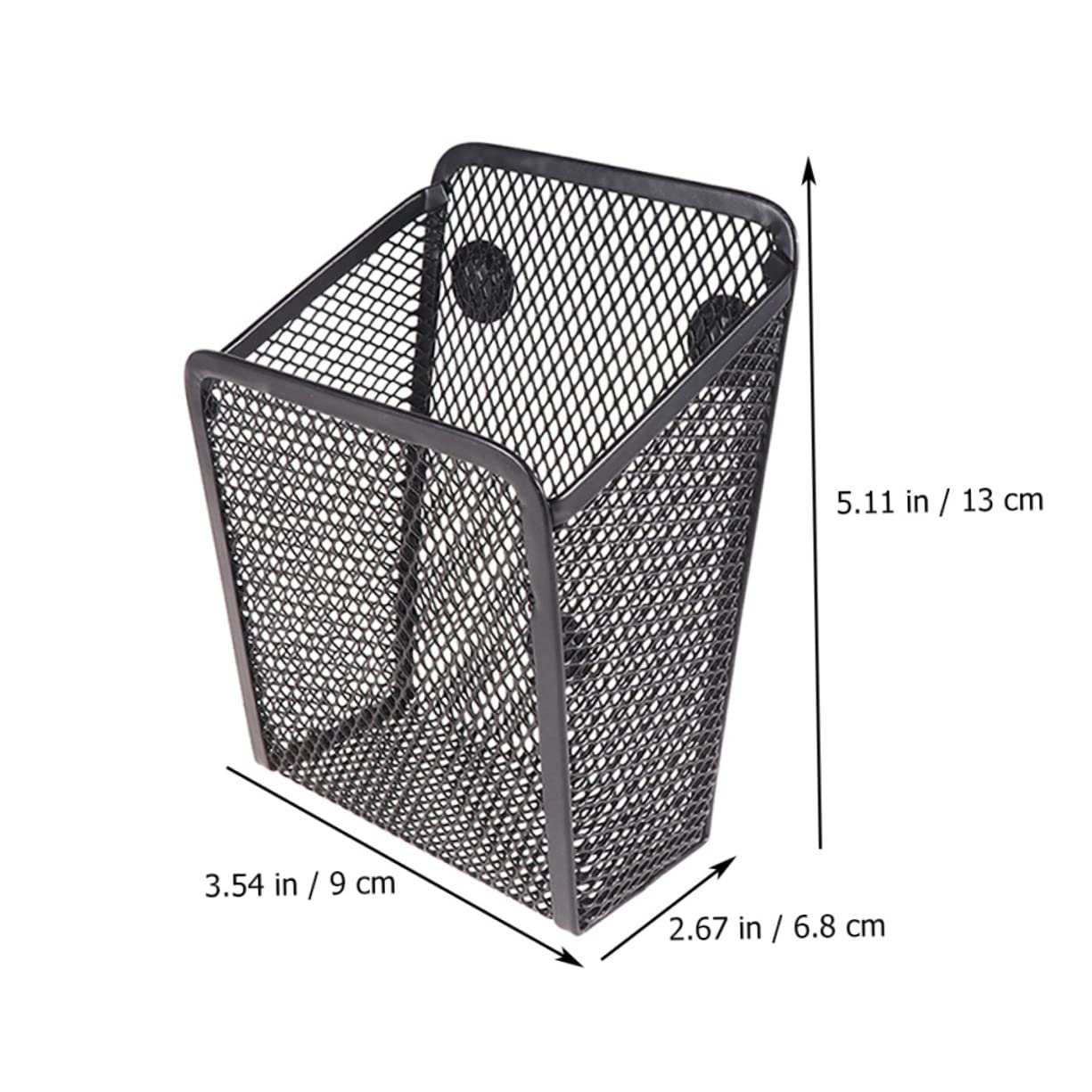 Portapenne Decorativo Da 3 Pezzi Contenitore Per Cancelleria Nero Contenitore Magnetico Multifunzionale Per Ufficio