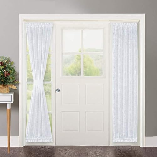 Front Door Window Curtain Amazon Com
