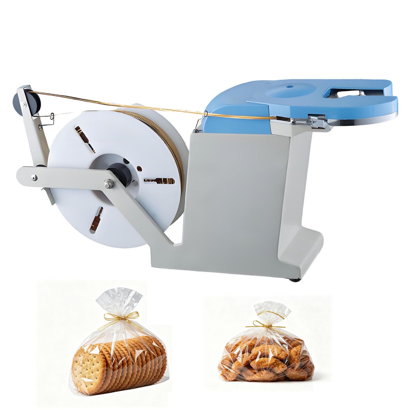 Ymnogjie Multicolor Twist Tie Machine,Gold Wire Sealing Bundling Machine,Bundling Diameter 0.1-1.2Mm,Wire Harness Binding Machine,Bundling Equipment For Supermarkets,Bread,Toys