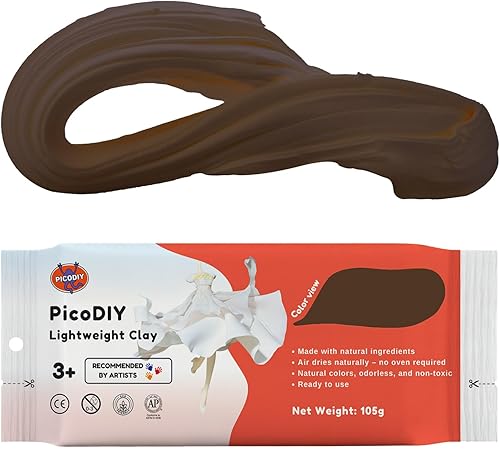 Arcilla de secado al aire  Ultra ligera y suave, segura y no tóxica, moldeable y flexible, arcilla profesional de secado al aire para figuras de