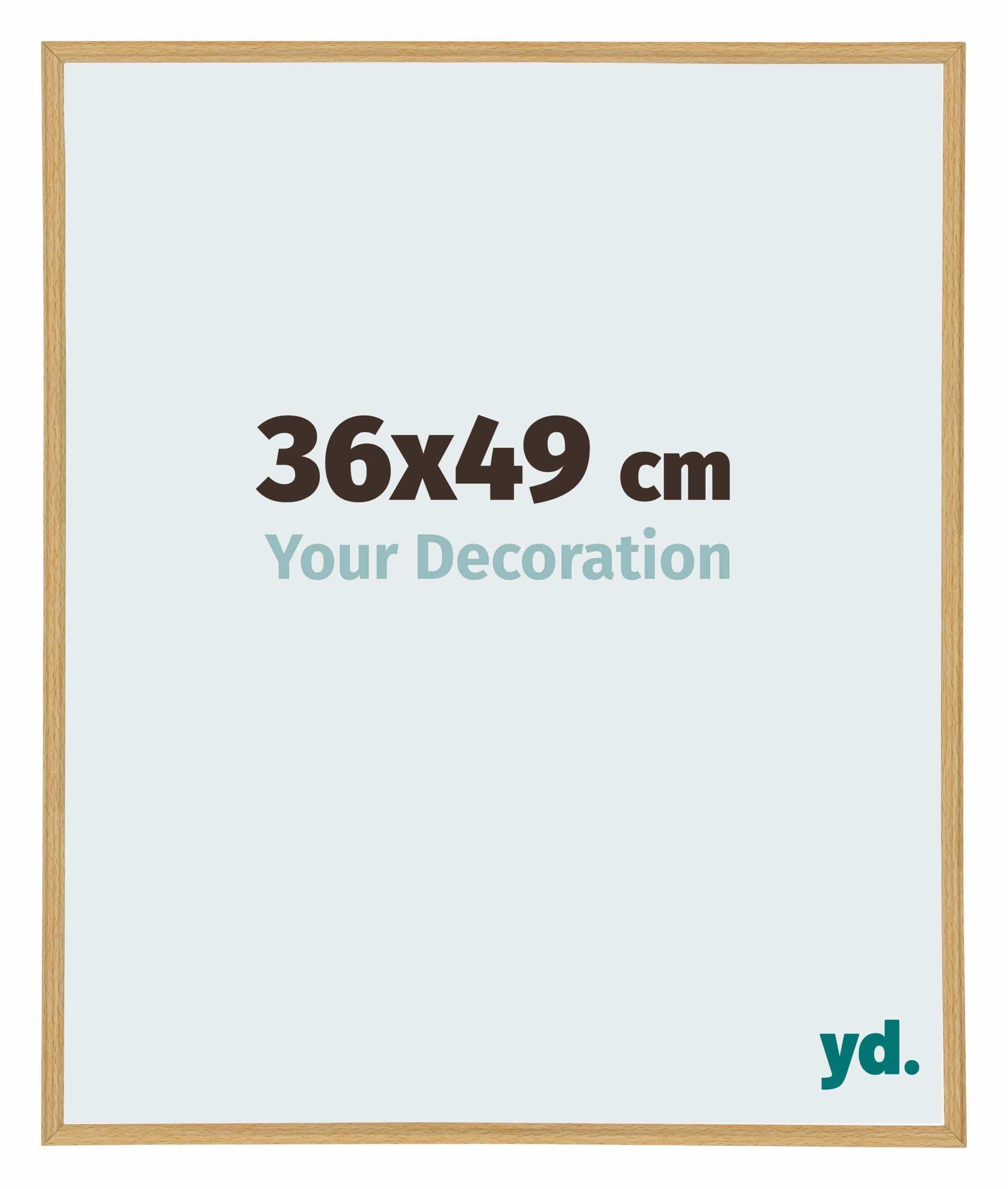 Your Decoration - Picture Frame 36x49 cm - Beech Light - Decorative Wall Frame in Plastic with Antireflection - Frame 36x49 - Annecy โ image 1