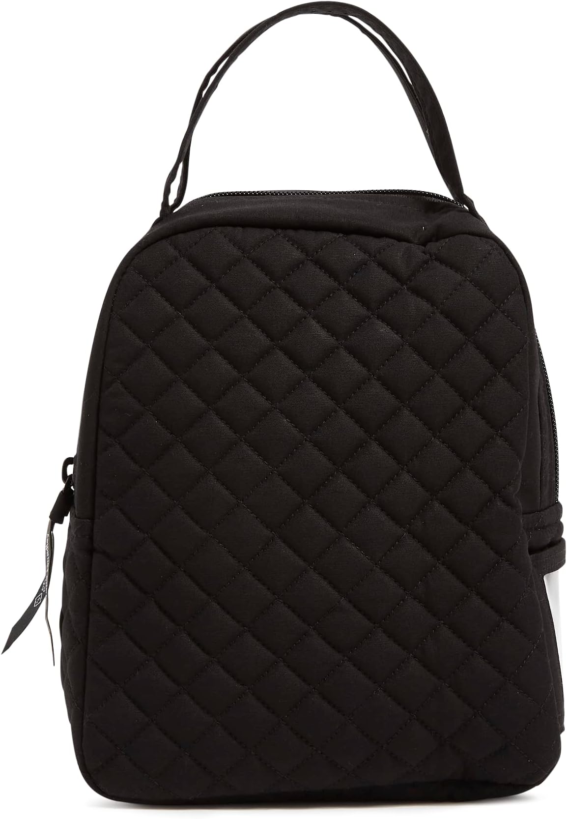 Vera Bradley Women's Cotton Bunch Lunch Bag, Black - Recycled Cotton, One size