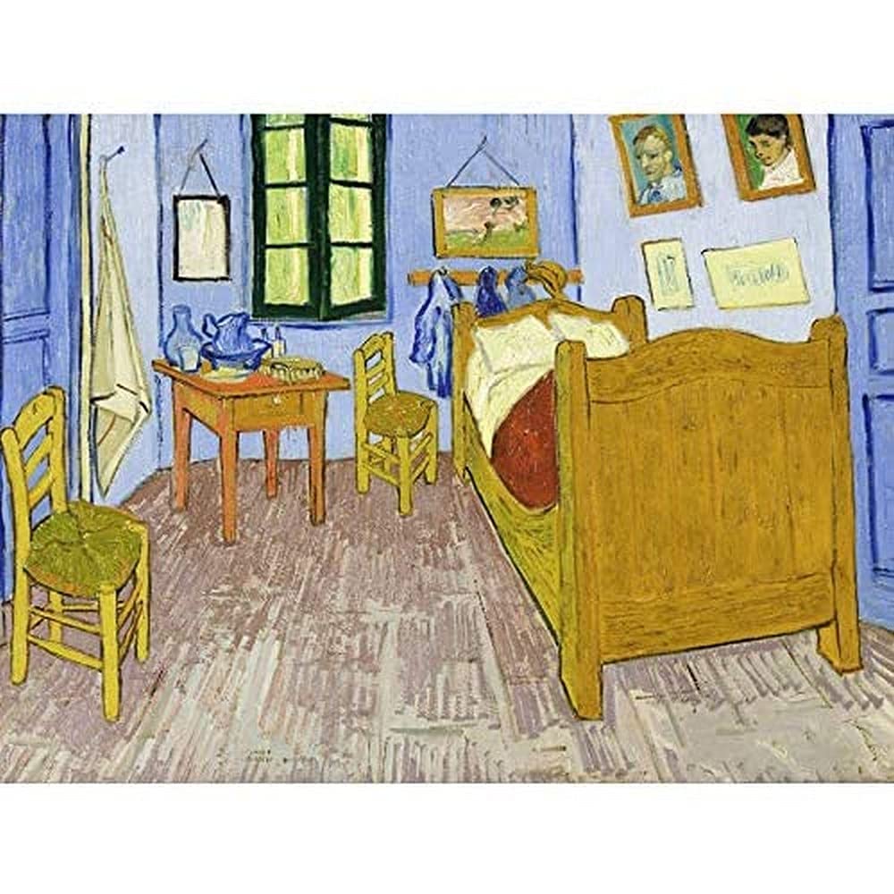 Vincent Van Gogh Van Goghs Bedroom In Arles Art Print Canvas Premium Wall Decor Poster Mural