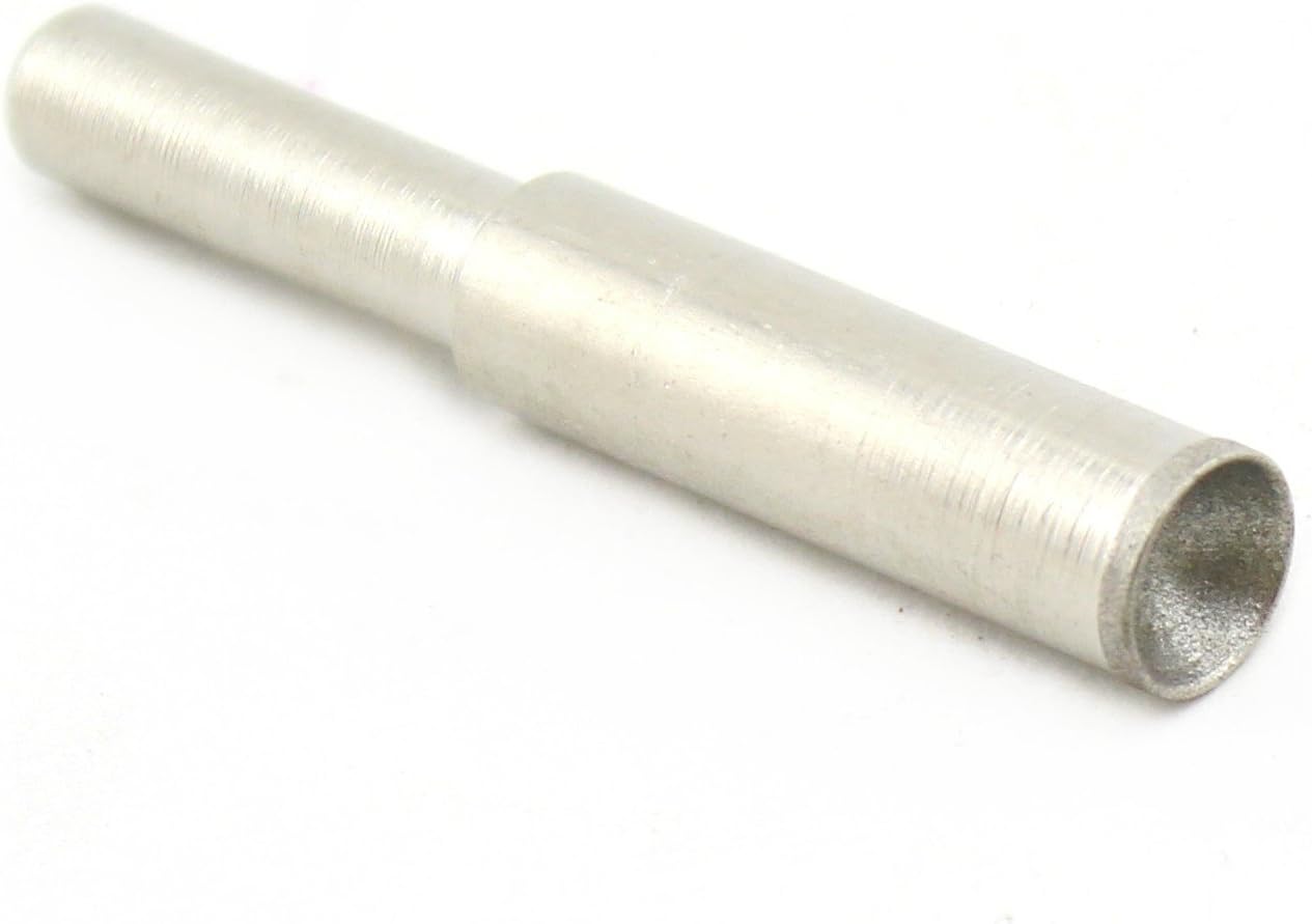 ILOVETOOL 8mm Grit 400 Diamond Mounted Point SPHERICAL CONCAVE Head Grinding Bit Jade Carving Tools Sculpturing Bead Stone Gem Pack of 3Pcs