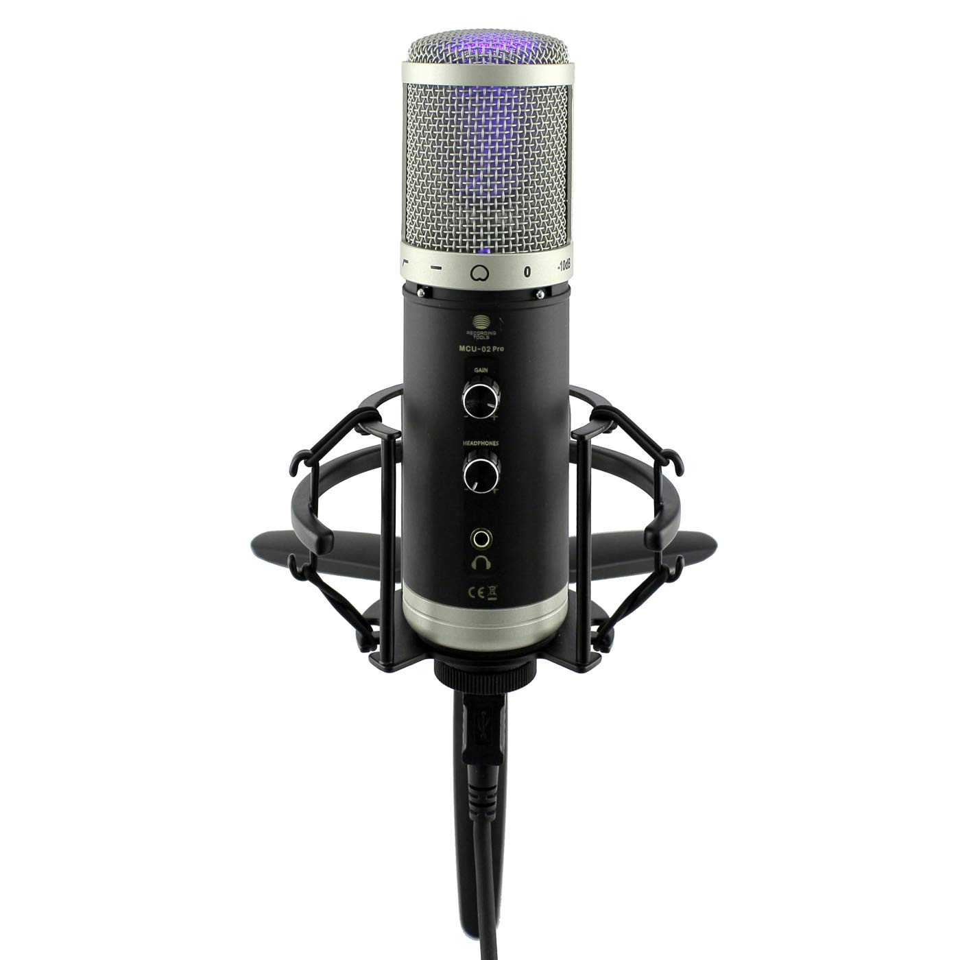 MCU-02 Pro Profi Plug-and-Play Kondensator Mikrofon, PC Laptop Aufnahmemikrofon Kardioid Studio, Videokonferenzen, Gesang, Streaming