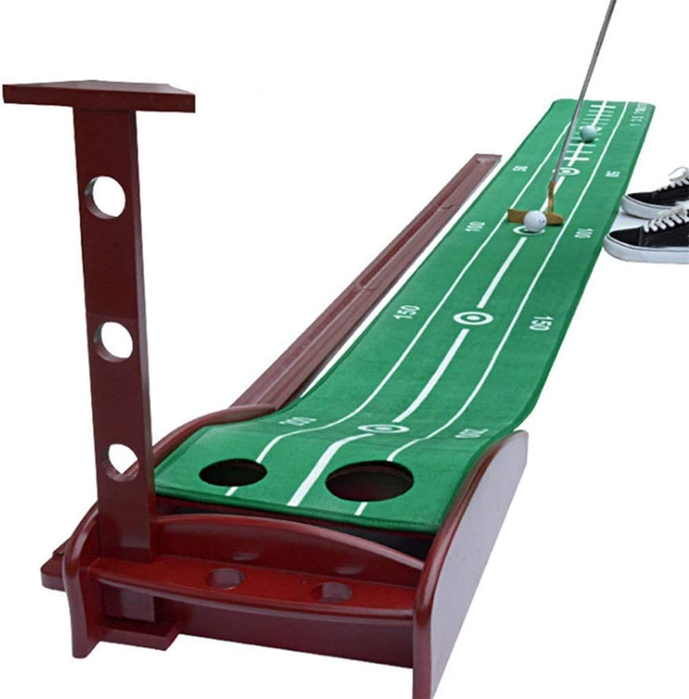 Sumptuous Golf Mat Putting Green Golf Practice Mat with Automatic Ball Return Function Portable Golf Practice Mat