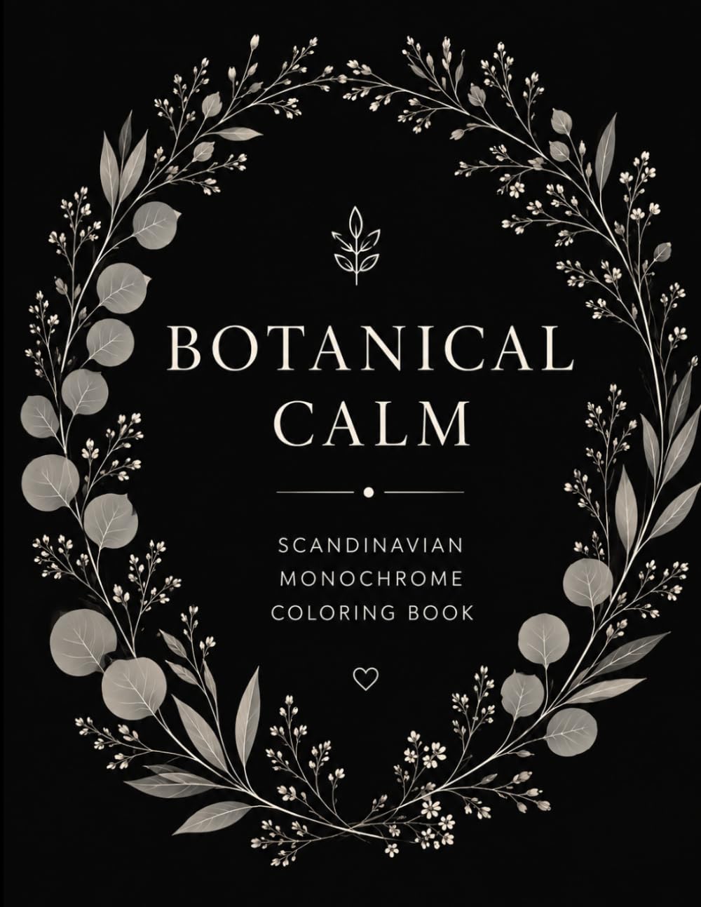 Still & Slow Floral Coloring Book for Adults in Scandinavian Monochrome Style: A Monochrome One-Color Coloring Book Experience For Relaxation and Creativity