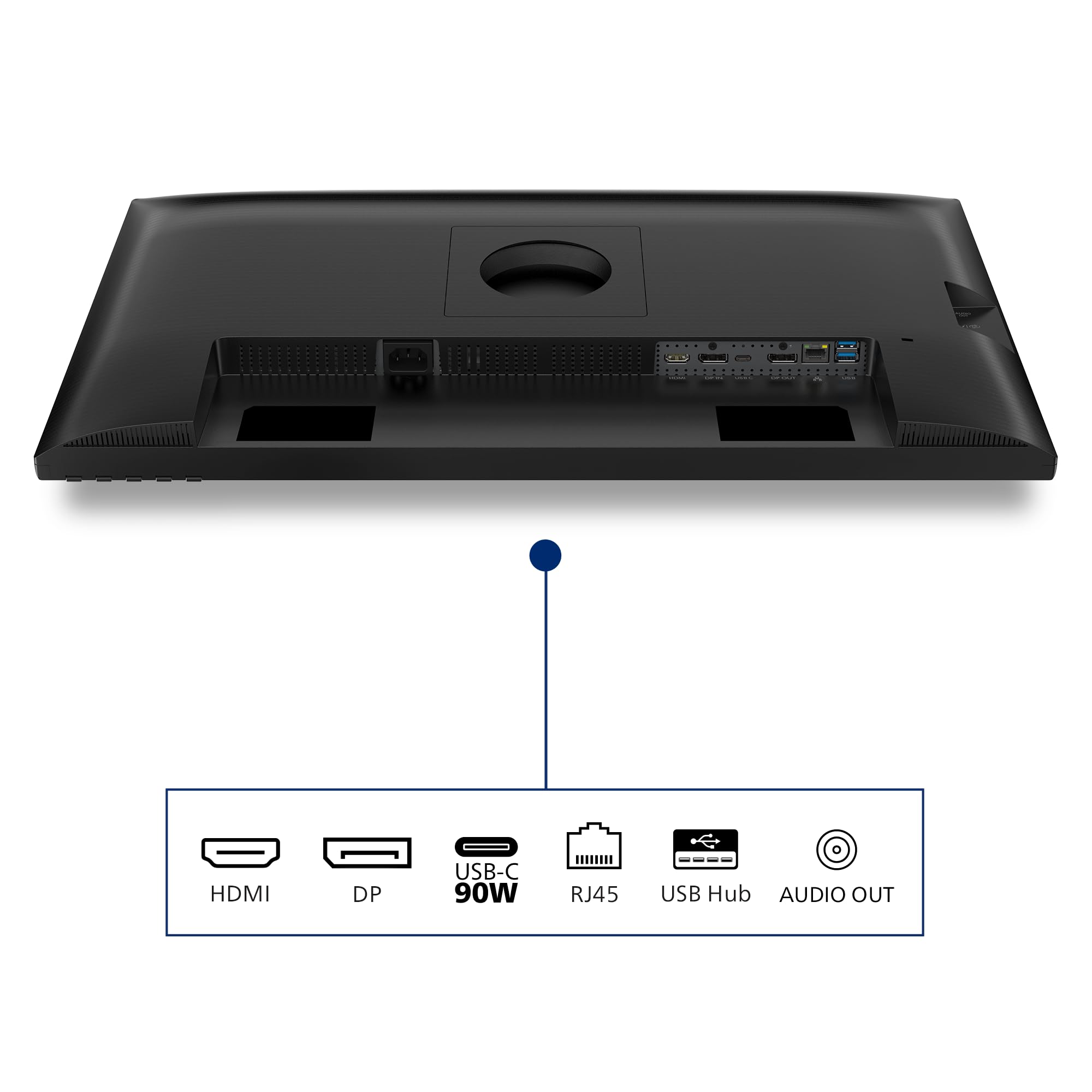 PHILIPS Monitor 27B2U3601 27 pollici 2560x1440, WQHD, 120Hz, IPS Panel, 4ms GtG, USB Hub Speakers, Height Adjustment, (HDMI1x 2.0 DP 1x 1.4) Nero