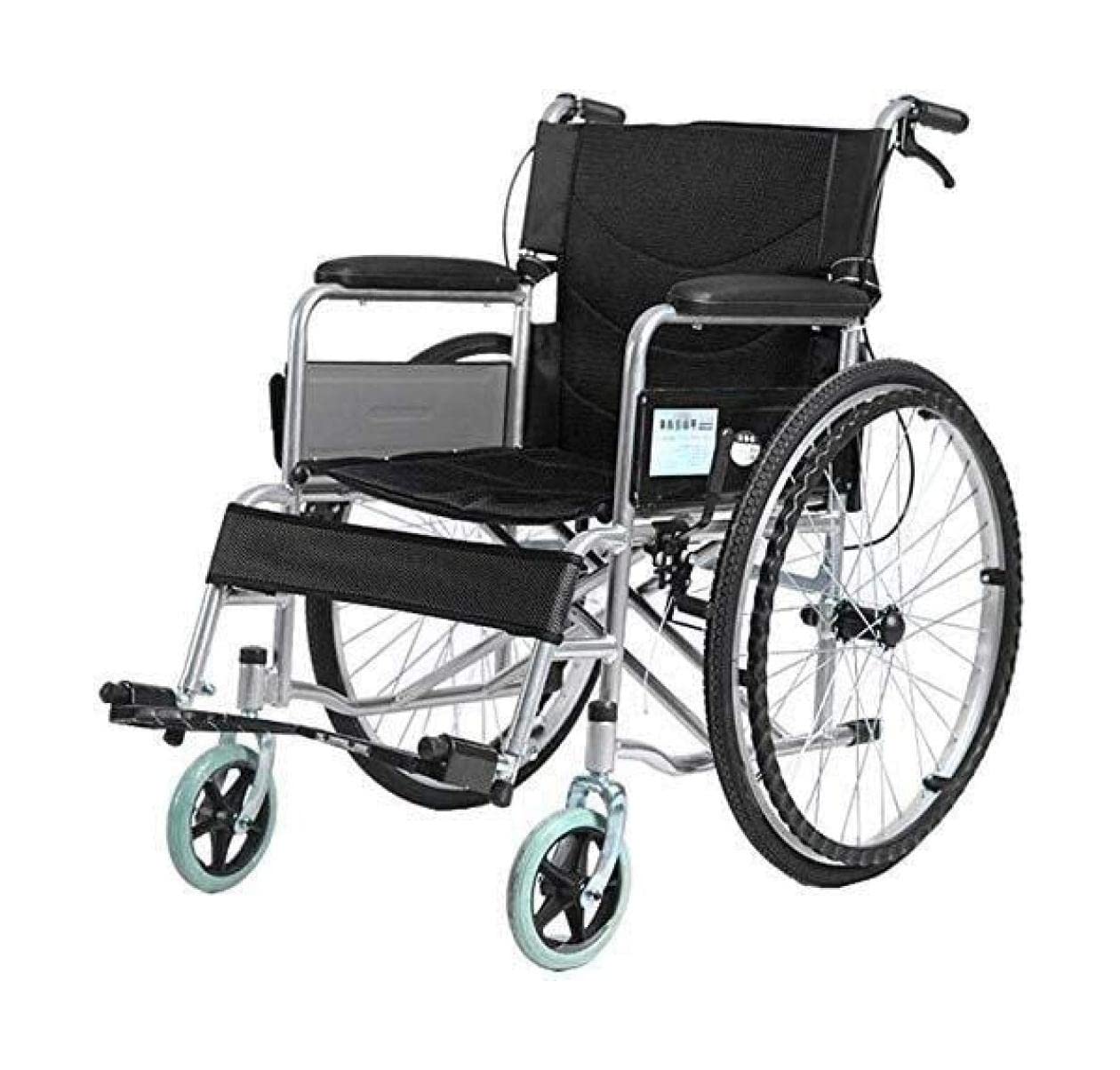 Buy FXJ Folding Lightweight Wheelchair Steel Manual Self Propelled