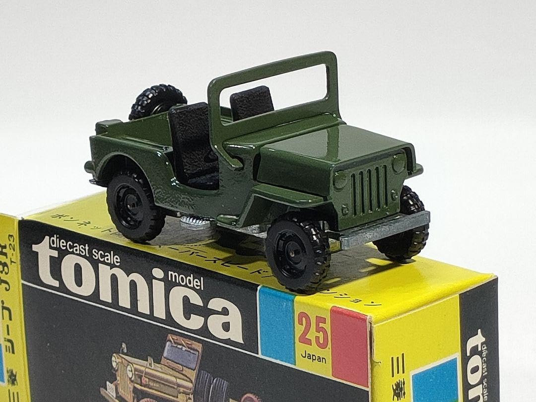 Amazon | 黒箱トミカ 25 三菱JEEP J3R 日本製 | ミニカー・ダイ