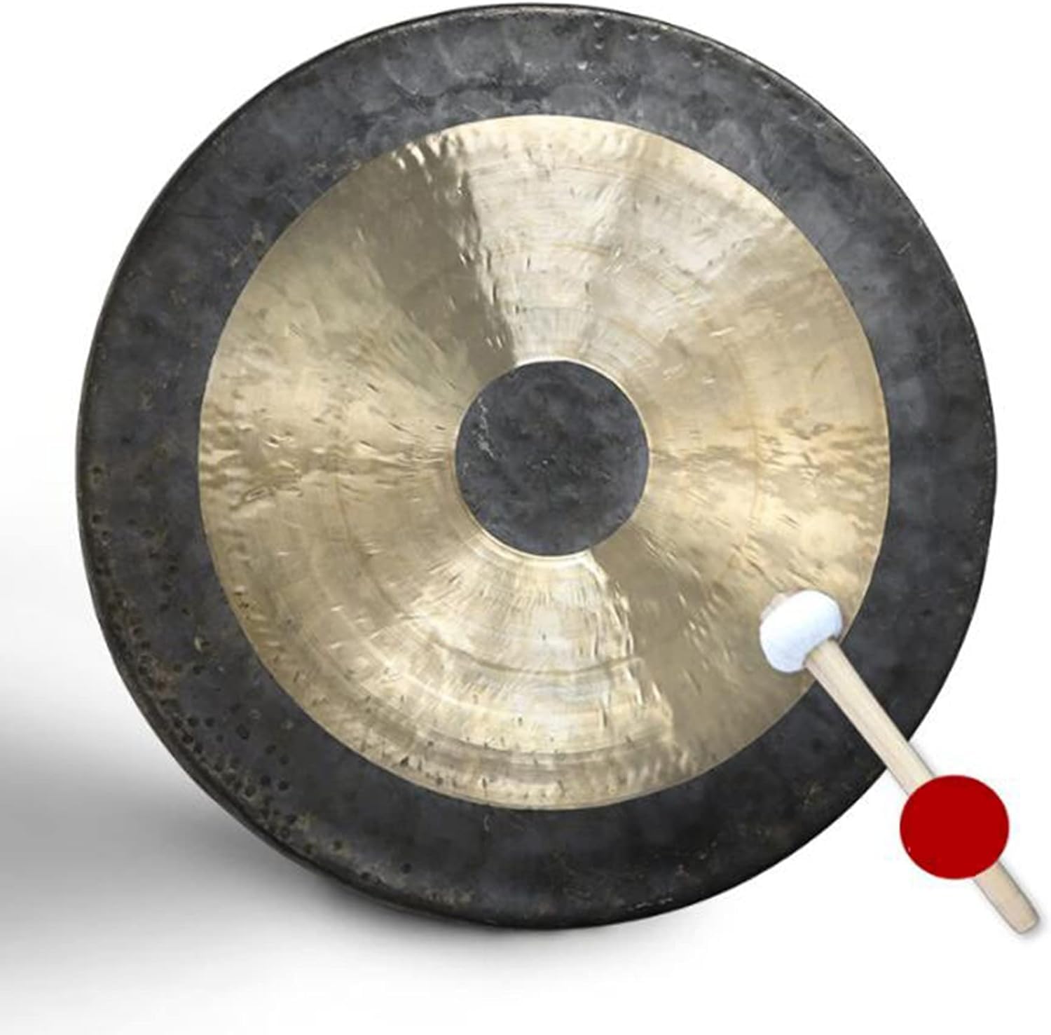 Original Tan Gong/Gong, Tono Grande, Incluyendo Madera Flotante/Algodón, Apertura, Percusión, Metal,18CM