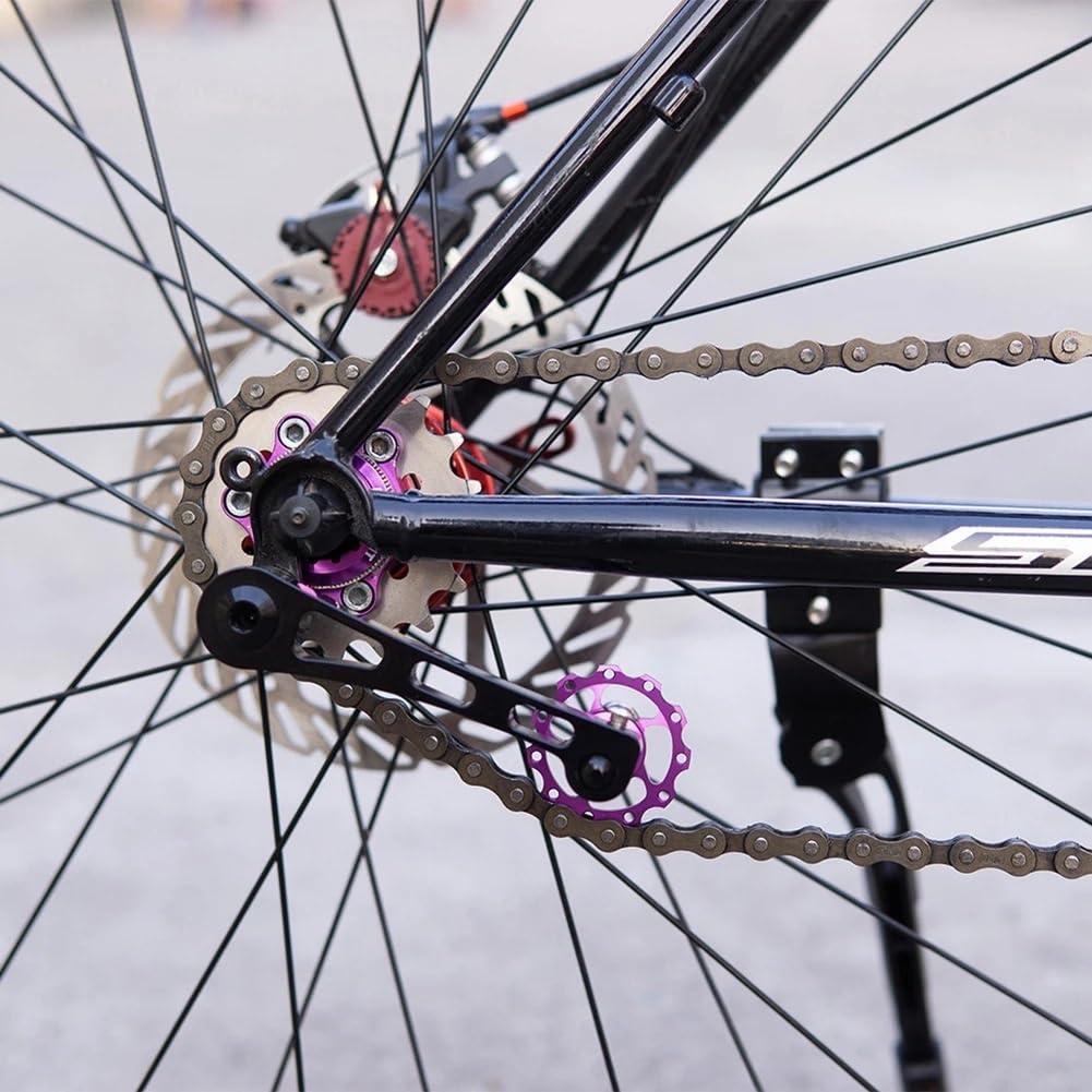 Nadaje się do MTB napinacza łańcucha przerzutki Speed napinacz łańcucha stałego biegu