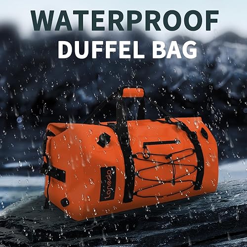 Miniatura 3 de 80L Dry Bag Large Waterproof Bag Roll-Top Heavy Duty Fishing Duffel Bag with Durable Straps & Handles for Kayaking Paddle boarding Boating Rafting