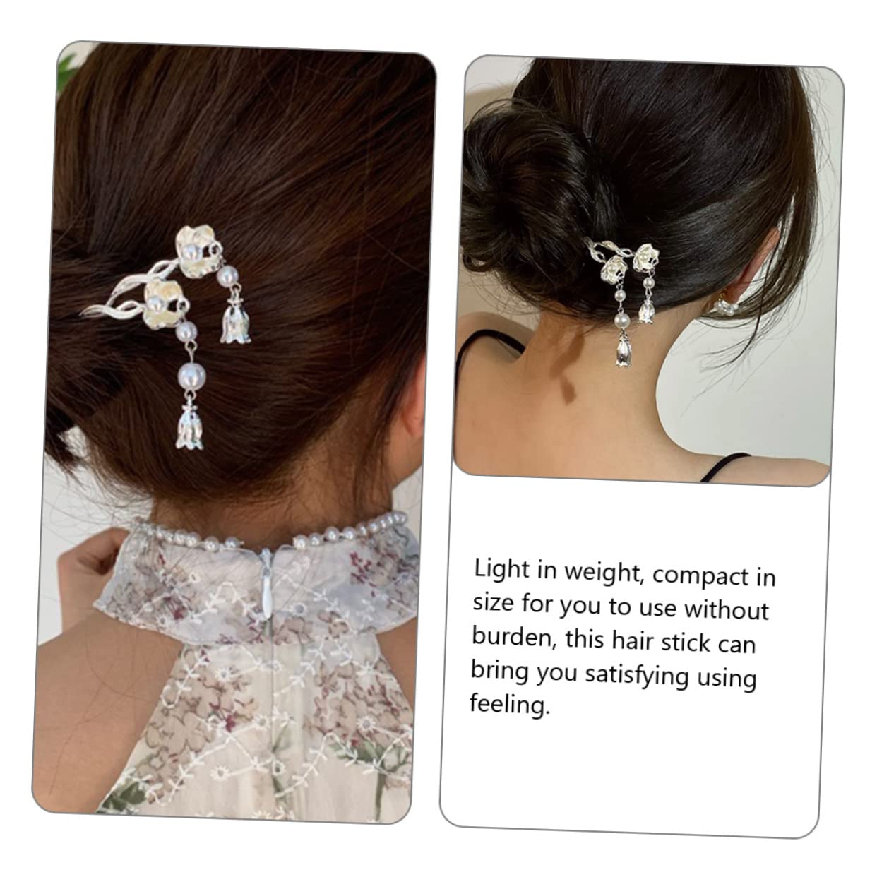 MAGICLULU 10piezas Horquillas De Pelo De y Flor Para De Cabello Elegantes Palillos Para Moño Accesorios Para Mujeres Para Cumpleaños Especiales