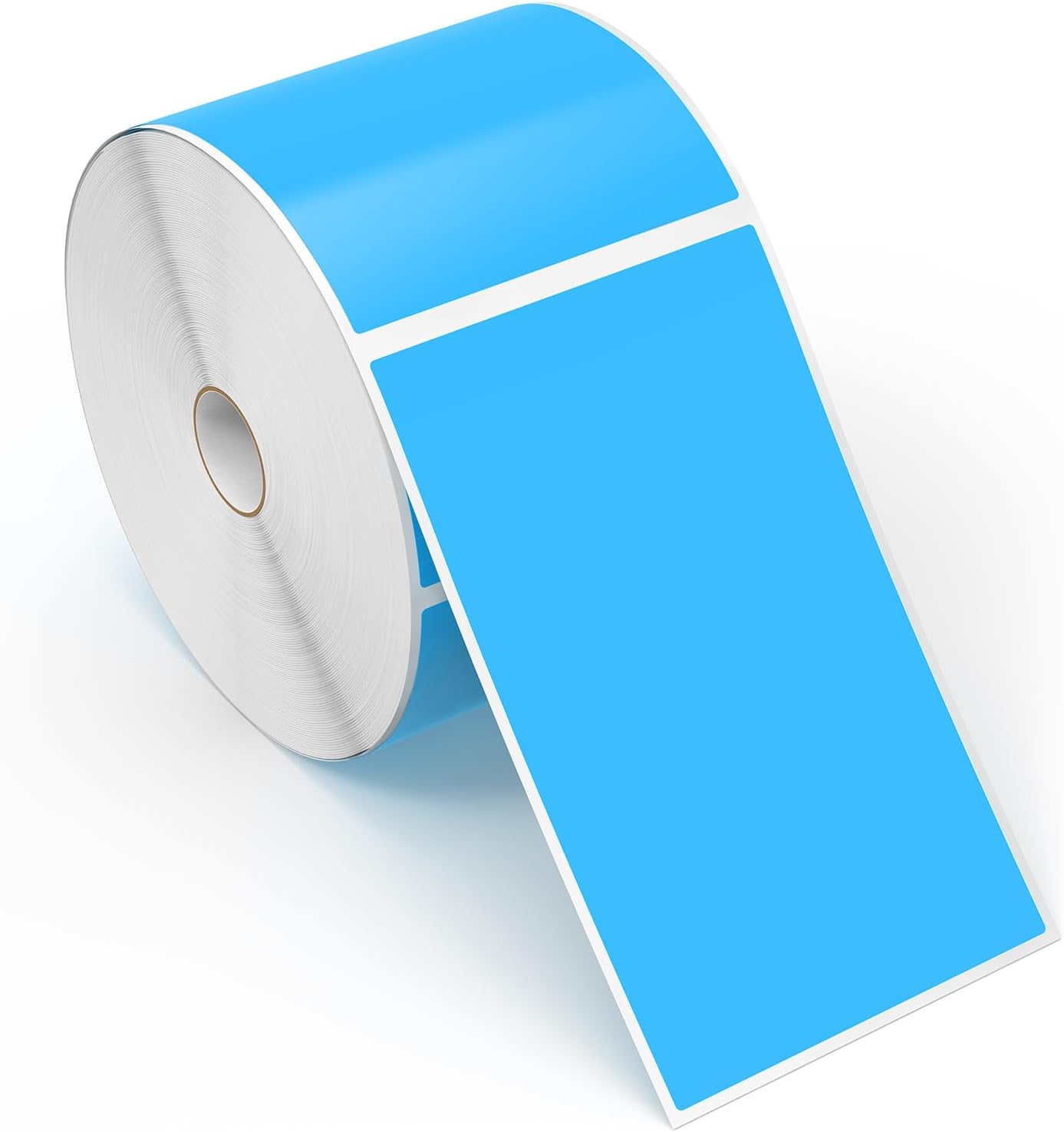 3 × 5 Inch Labels for Storage Bins Removable Vinyl Rectangle Moving Labels for Boxes 500 Pcs Adhesive Color Coding Stickers Waterproof for Home Classroom Office Warehouse, Fluorescent Blue