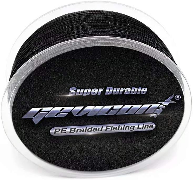 New PE Braided Fishing Line Super Durable 150Yds 300Yds 500Yds 8lbs-100lbs Black & White Color 4 Strands