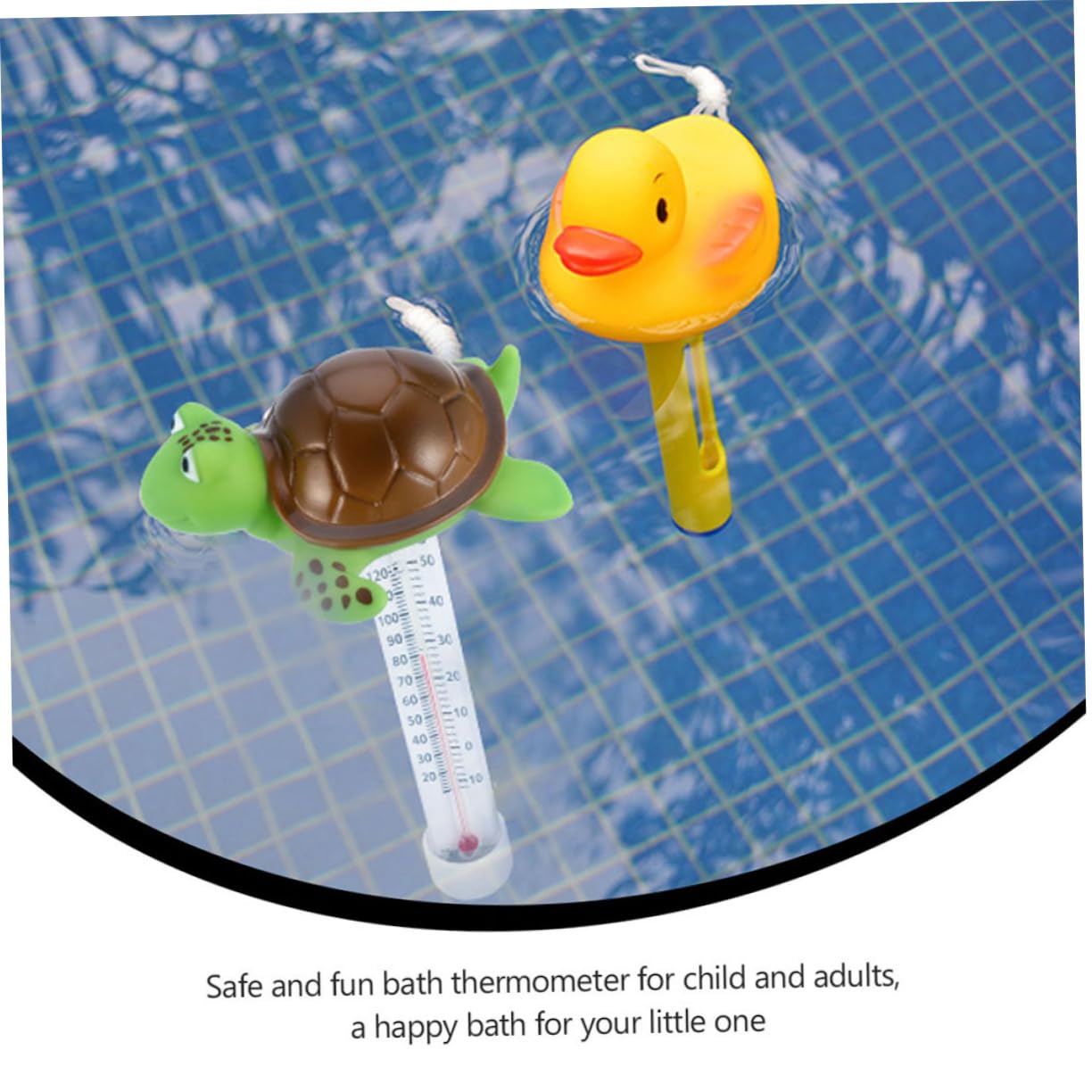 BESPORTBLE 5stücke Floating Pool Thermometer Für Schwimmbäder Und Spas Präziser Wasserthermometer Mit Fahrenheit Und Celsius Anzeige Langlebig Für Teiche Und Aquarien