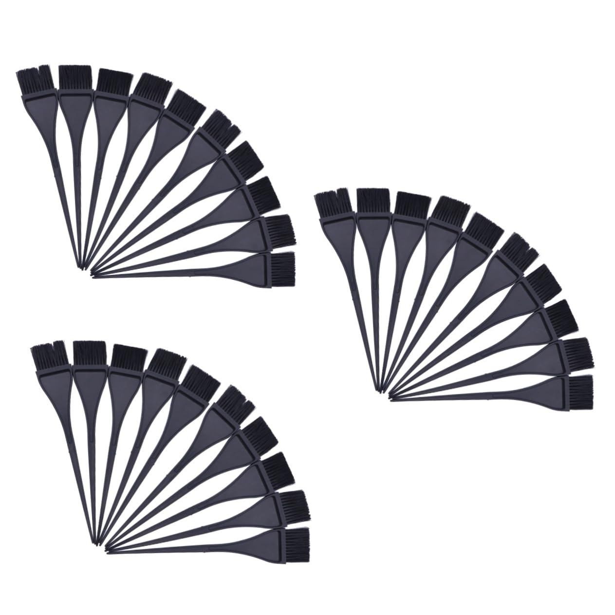 SOESFOUFU 3sets Professional Hair Tint Brush Hair Dye Applicator Coloring Kit Brush Bowl Diy Styling Tool 10pcs*3