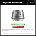 Brightin Star Prime Lens for Canon EF-M Mount Mirrorless Cameras (35/1.2 APS-C) gallery image