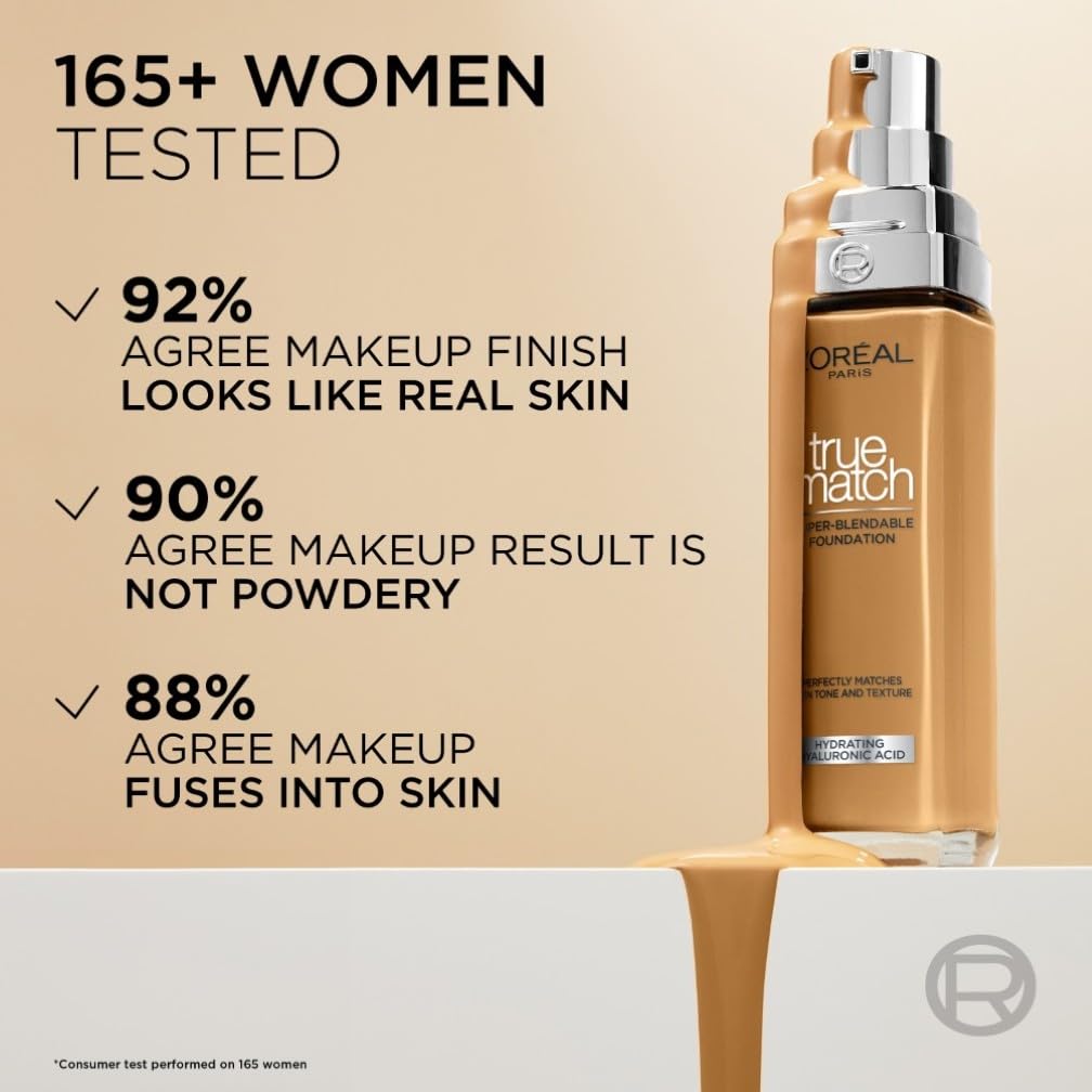 L'Oreal Paris Foundation True Match Liquid Foundation 2C with Hyaluronic Acid & SPF 16 30ml — view 4