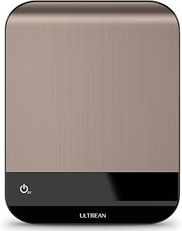 Ultrean Food Scale, Digital Kitchen Scale with LED Display, Weight Grams and Ounces for Baking Cooking, 6 Units with Tare Function, 11lb (Batteries Included)