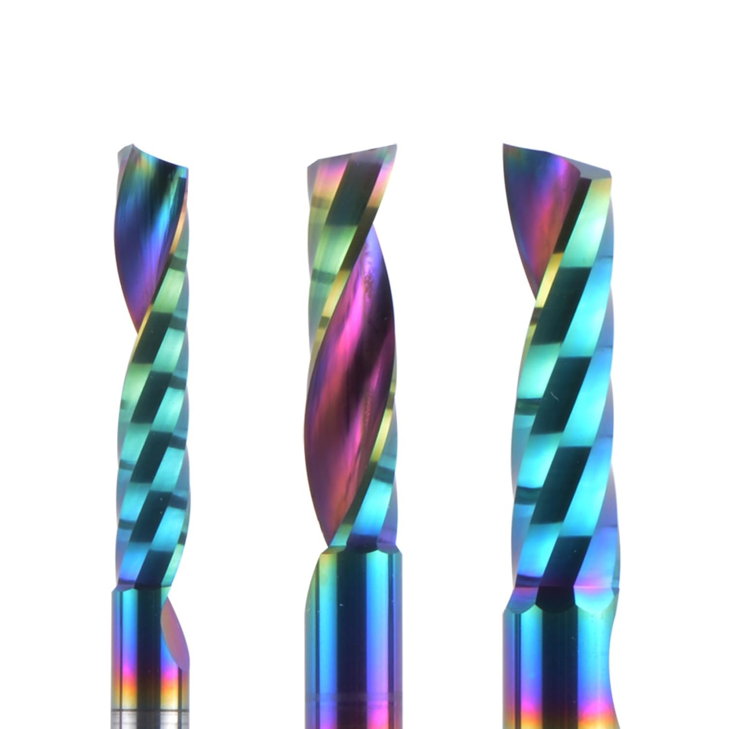 1 szt. 6 mm trzpień O flet spiralny wiertło z węglika wolframu pojedynczy frez końcowy średnica cięcia 2-6 mm powłoka DLC, aluminium 3D grawerowanie CNC (1F-D4.0-L12-H6)