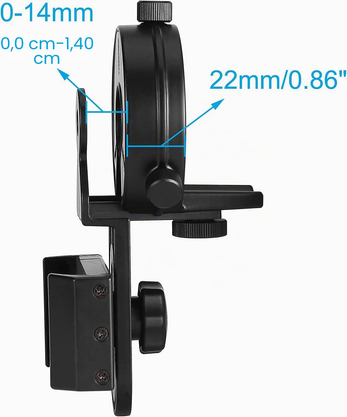Adaptateur de téléphone Portable Celticbird - Adaptateur de Photographie pour Jumelles, monoculaires, Longues-Vues, télescopes, pour iPhone, Samsung, HTC, LG, etc.