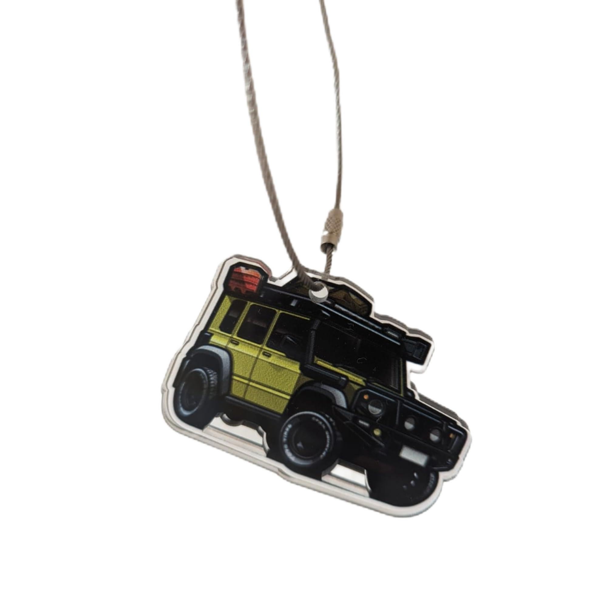 Nunkun 4x4 Suzuki Jimny 5 Door Keychain with Stainless Steel EDC Tool Key Holder