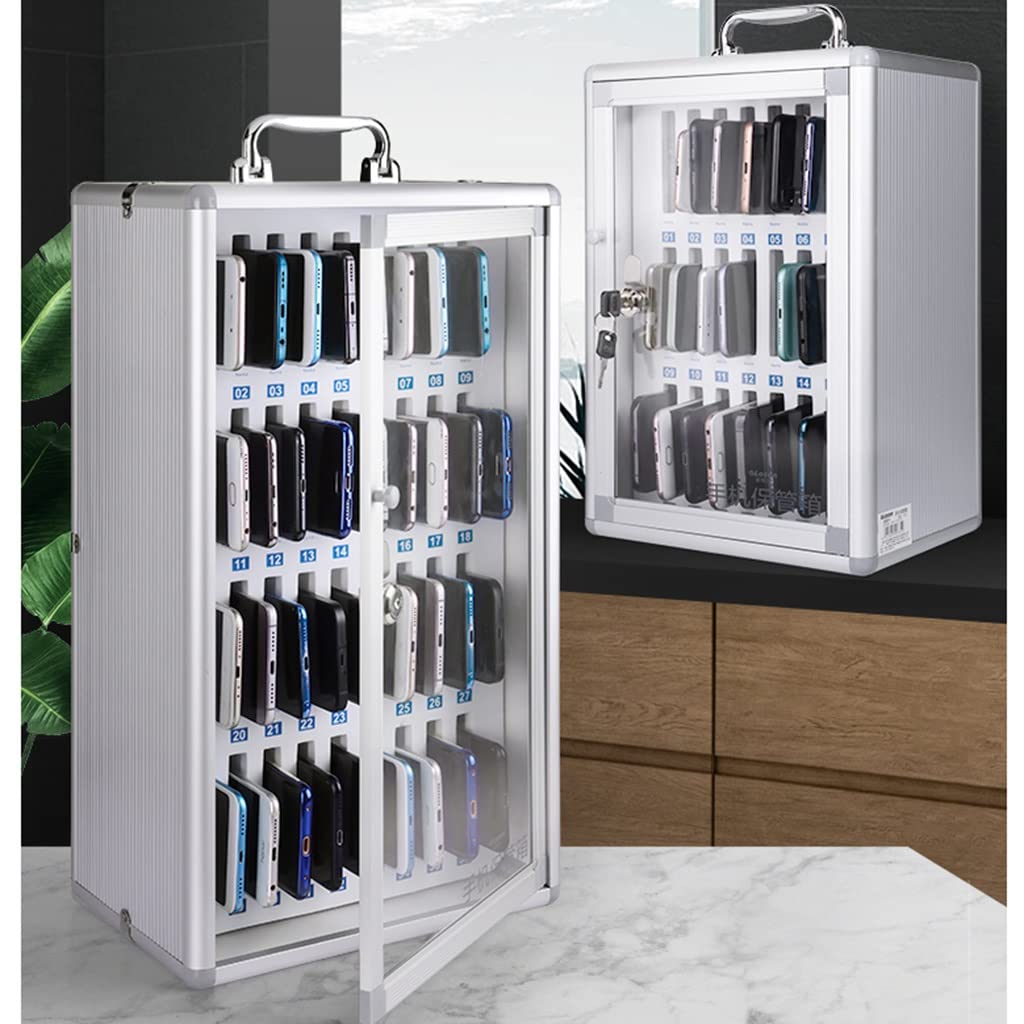 Caja De Seguridad Telefónica De Pared Cajas De Teléfono con Cerradura Cajas De Almacenamiento De Teléfonos Móviles para El Personal Caja De Gestión De Teléfonos Portátiles