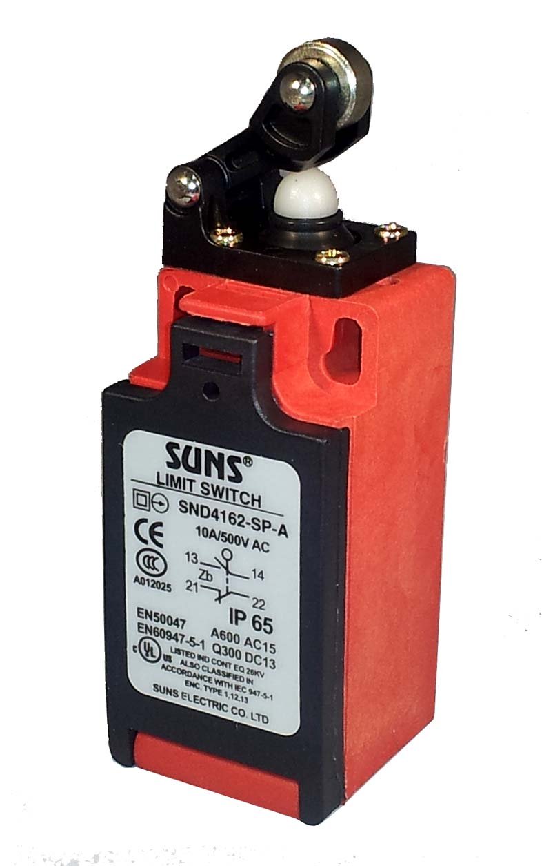 SND4162-SP-A SND41 Series 1NO/1NC Top Roller Lever Snap Action 1/2NPT Safety Limit Switch - 1 Item(s)