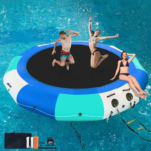 Another COOLWAVE blue inflatable water trampoline