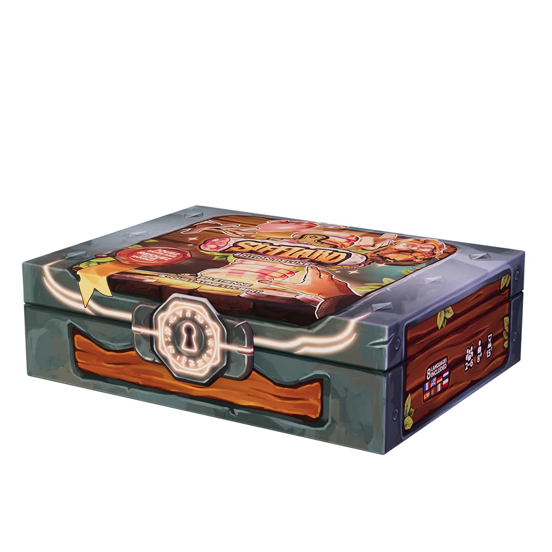 SIFFLARD Édition Deluxe Version Française - Jeu d'Ambiance Hilarant - Entre Amis et en Famille - 8 Ans et Plus - 2 à 6 Joueurs - 15 Min par Partie - Application Gratuite (Édition deluxe)