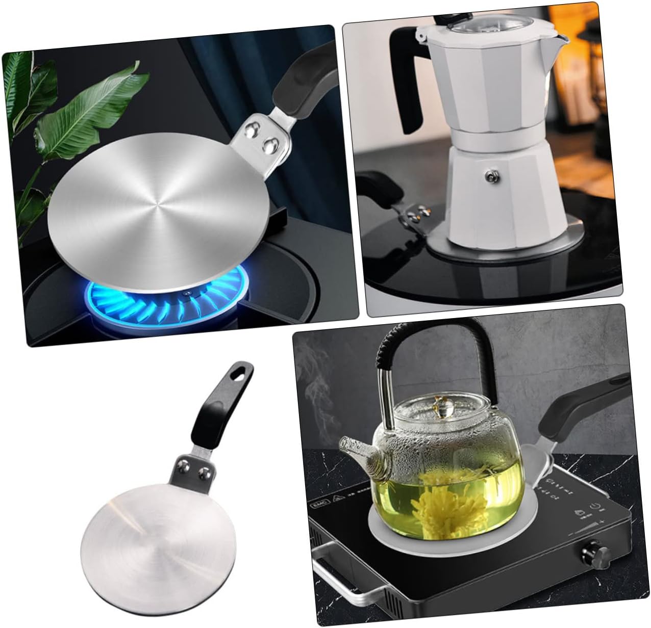 Thermal Plate for Gas Stove Induction Cooktop Adapter Food Heat Diffuser Plate