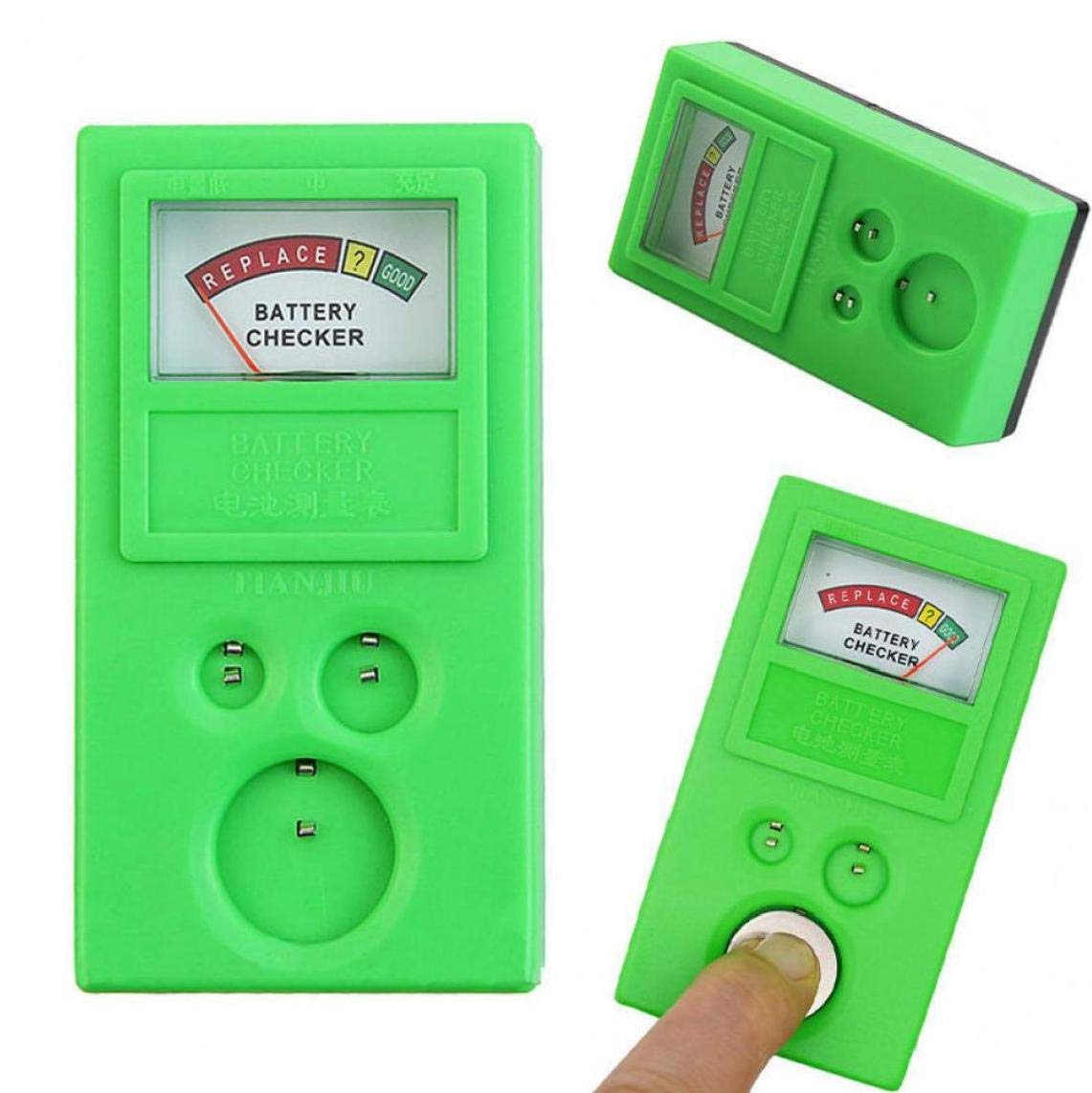 Amazon.co.jp: バッテリーテスター ボタン電池 コイン電池 チェッカー テスト 電池残量測定器 ブラック 乾電池やボタン電池の残量チェック  : 家電＆カメラ