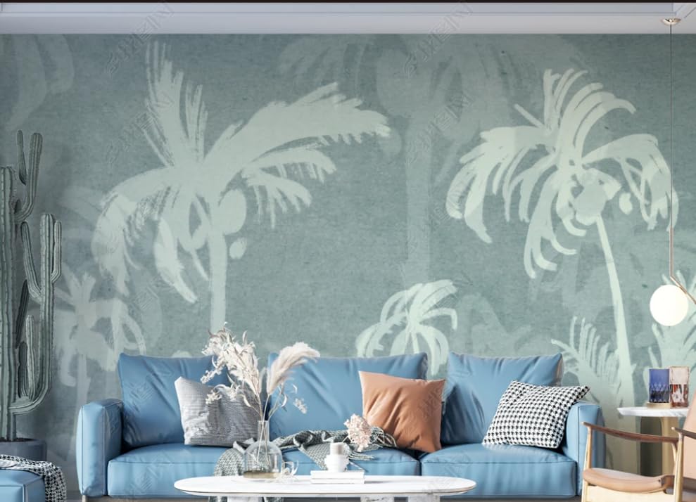 Papier peint intissé petites plantes tropicales poster géant mural 200x140