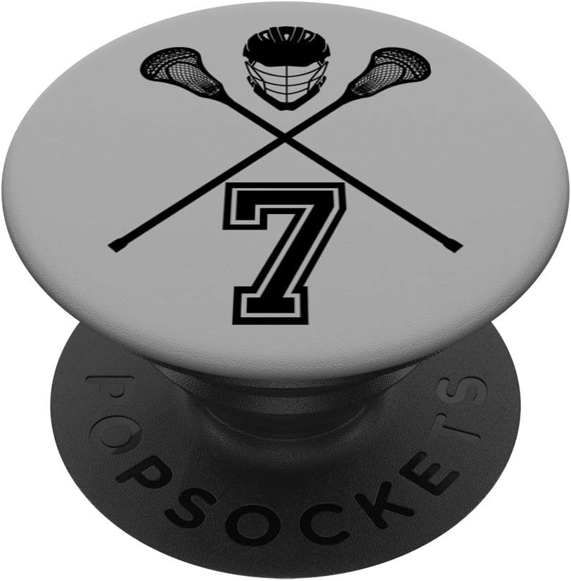 Lacrosse Jersey Number 7 Lax Player No 7 Sports Fan Gift