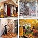 120 Pieces Plastic Spiders Halloween Decorations, Halloween Spider, Fake Spiders, 4 Sizes Black Small Spider Web Decoration, Realistic Fun Toys Prank Props Scare Practical Surprise Joke Party Decor
