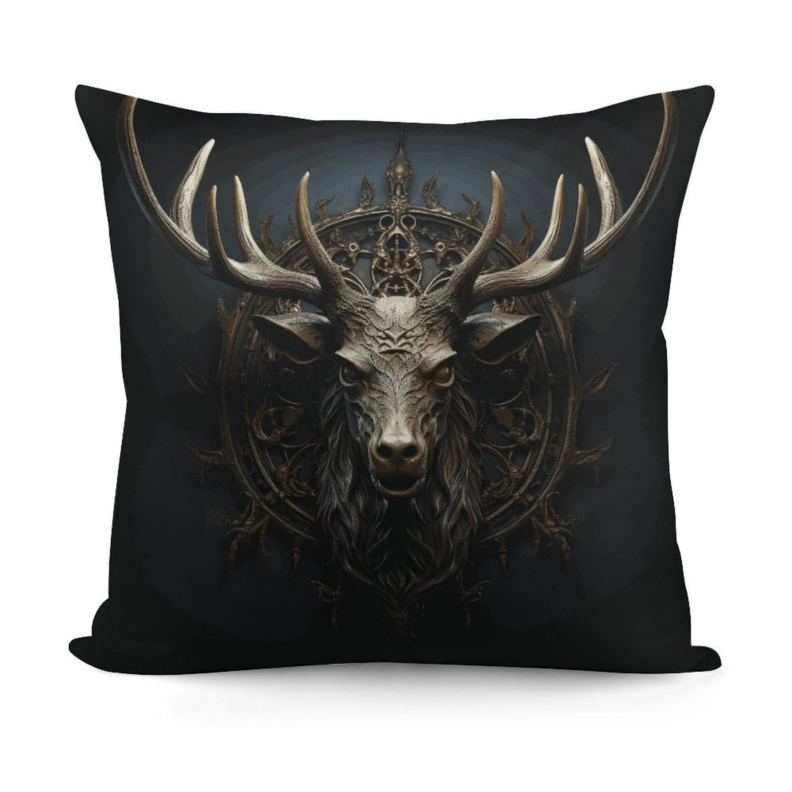 VstaDank Antlers Throw Pillow Covers 18x18 Inch Soft Couch Home Decor Cushion Cover Comfortable Plush Square Cushion Case Farmhouse Decorative Pillowcase for Living Couch