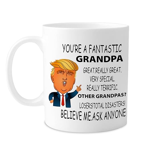 SteadStyle Funny Mug for Grandpa- You're A Fantastic Grandpa Mug, Christmas Gifts for Grandpa, Gifts for Grandefather, Birthday Gift for Grandpa,Coffee Mug Novelty Prank Gift for Grandpa