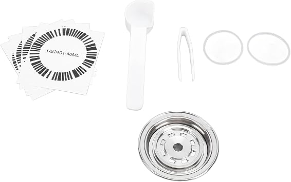 304 Stainless Steel Reusable Coffee Capsule Adapter Universal Pod Converter Kit with Spoon and Accessories