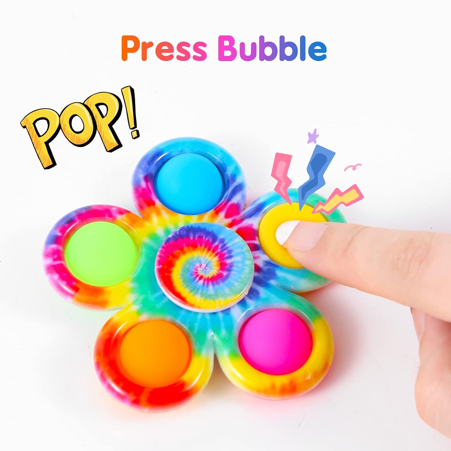 48 Pack Halloween Party Favors Fidget Spinners for Kids, Sensory Fidget Toys, Return Gifts for Birthday Party Goodie Bags Stuffers for Kids Spinners Treasure Box Toys Classroom Rewards for Students