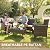 Devoko 4 Pieces Outdoor Patio Furniture Set, PE Rattan Wicker Chairs Balcony Lawn Porch Patio Furniture Sets with Beige Cushion and Table (Brown)