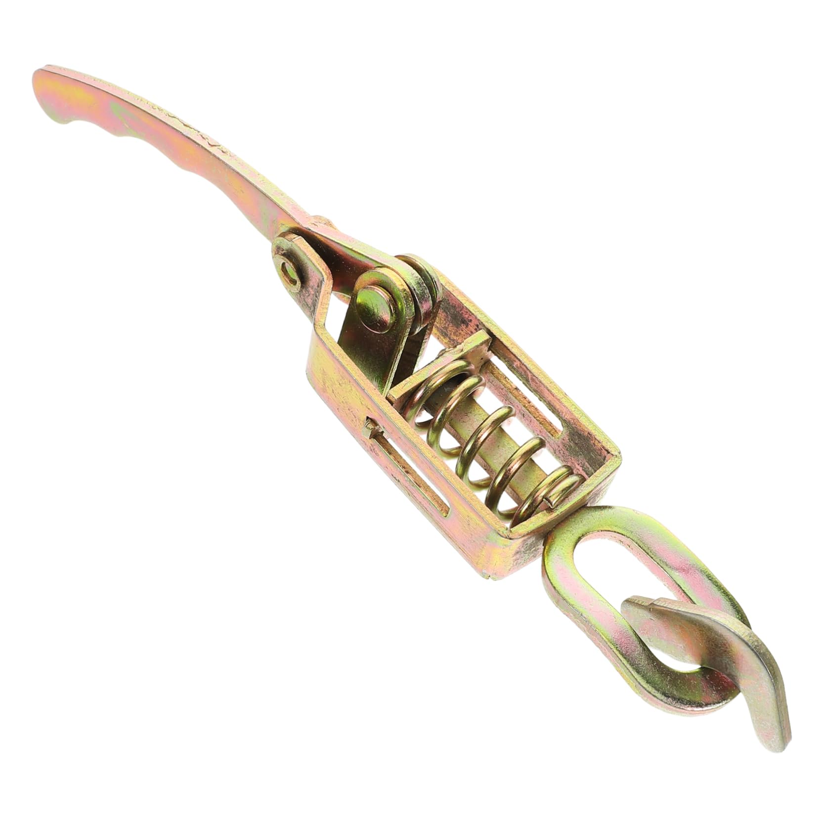 Ciieeo Cargo Trailer Latch Heavy Duty Truck Toolbox Lock Spring Loaded Hasp Buckle Accessory Metal Lock Pin Easy Install for Trailer and Truck