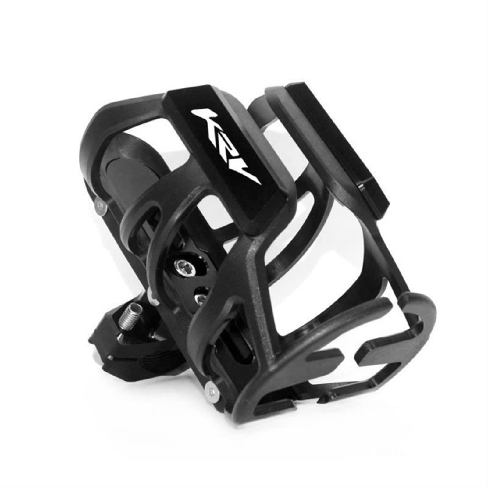 RYABE Motorcycle Accessories For KYMCO KRV180 KRV 180 2021 Motorcycle CNC Beverage Water Bottle Drink Cup Holder Mount (Color : Black)