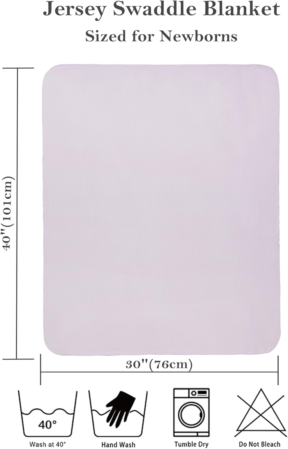 Viviland ジャージースワドルブランケット、ウルトラソフトストレッチ受信ブランケット、ベビーガール新生児レインボーおくるみラッ