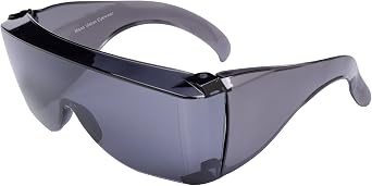Aloha Eyewear Cover-Ups Black Sunglasses For People Who Wear Prescription Glasses in the Sun